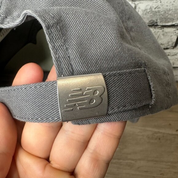 NWT New Balance Unisex Embroidered N Logo Baseball Hat Size One Size (Gray) - Picture 5 of 12